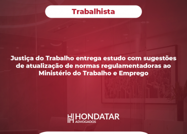 Justiça do Trabalho entrega estudo com sugestões de atualização de normas regulamentadoras ao Ministério do Trabalho e Emprego